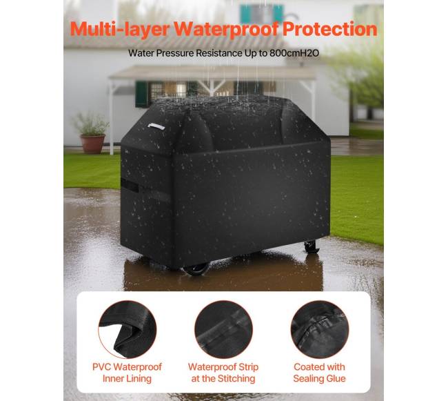 52 colių grilio uždangalas atsparus vandeniui2