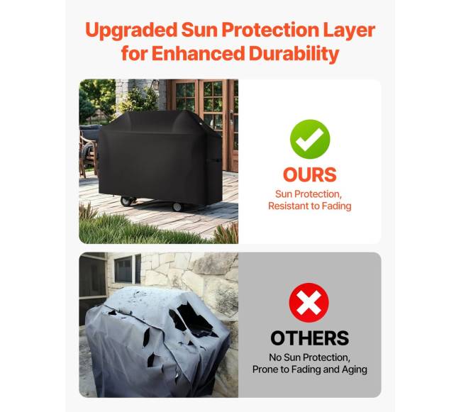 52 colių grilio uždangalas atsparus vandeniui5