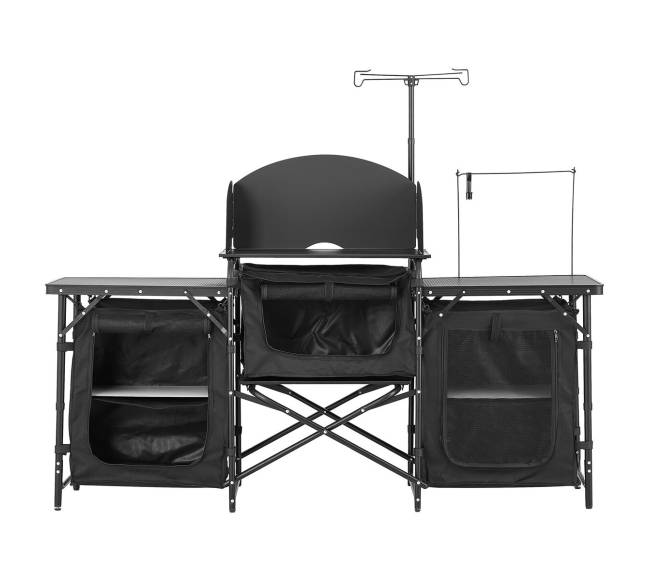 Nešiojamas stovyklavimo virtuvės stalas0