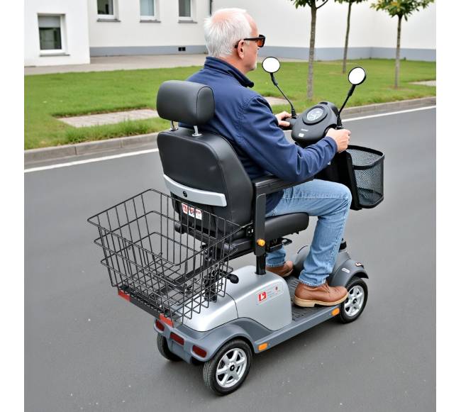 Skuterio galinė krepšys su rankena7