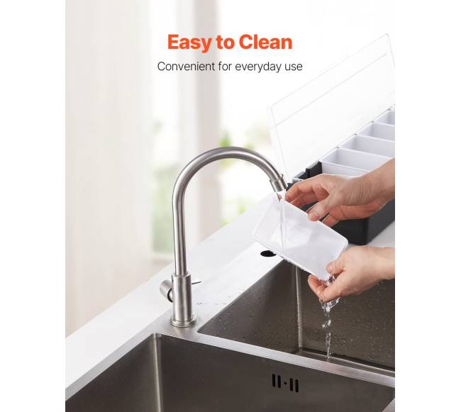 Atvėsintas padažų padėklas su 6 skyreliais5