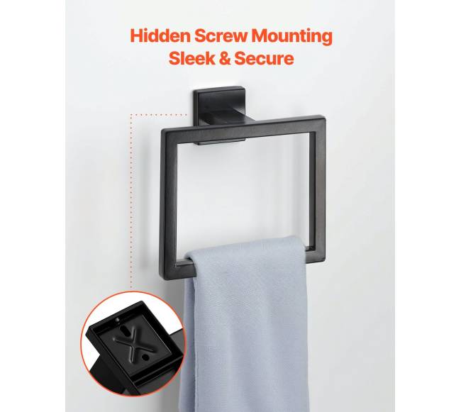 Matinė juoda vonios įrangos komplektacija, 10 dalių3