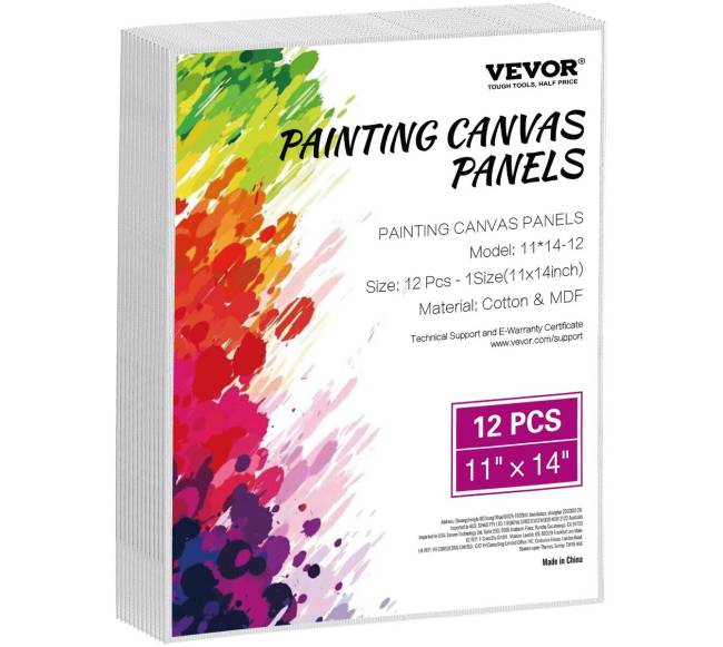 Drobės dėl tapymo, 12 vnt, 28 x 35,5 cm0