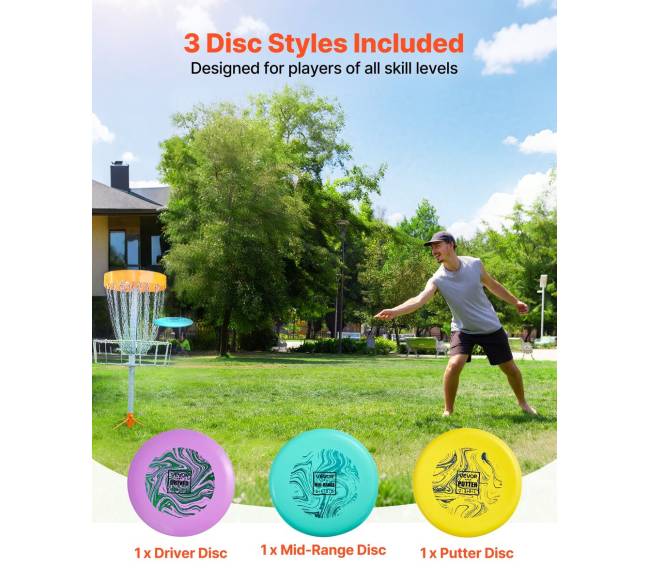 Disko golfo rinkinys lauko žaidimui1