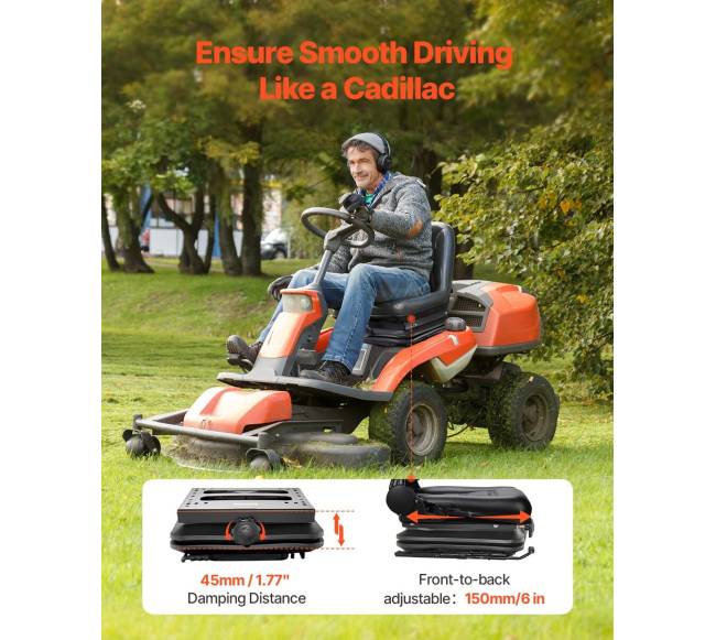 Sėdynės pakabos komplektas vejapjovei ir krautuvui1