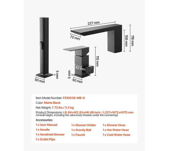romėniškas vonios maišytuvas su dušo galva6