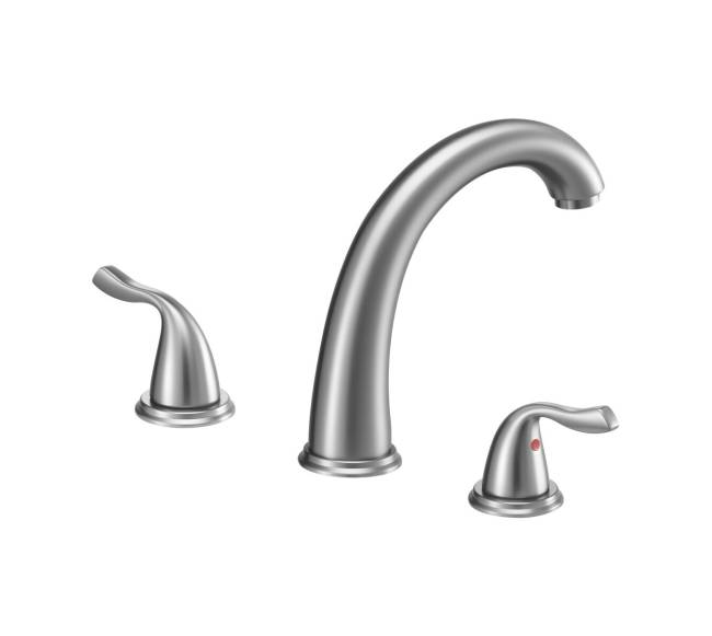 Romėninis vonios maišytuvas su kaskada8