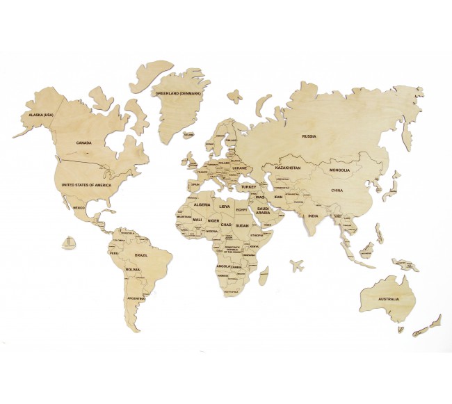 Medinis Pasaulio Žemėlapis...