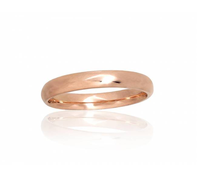 Auksinis vestuvinis žiedas. Praba: 585°. Metalas: Raudonas Auksas0