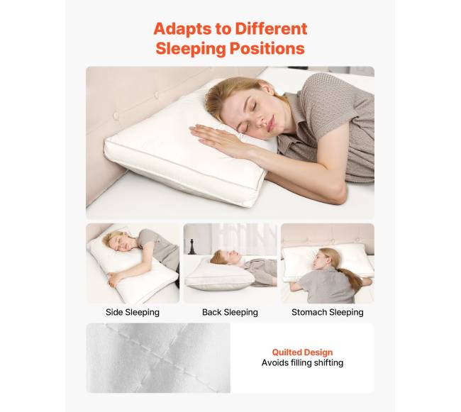 Miego pagalvės, 2 vnt., karalienės dydis2