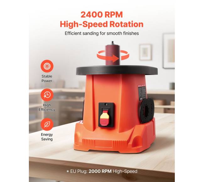Osciliacinė veleno šlifuoklė 2000 RPM su 6 rankovėmis1
