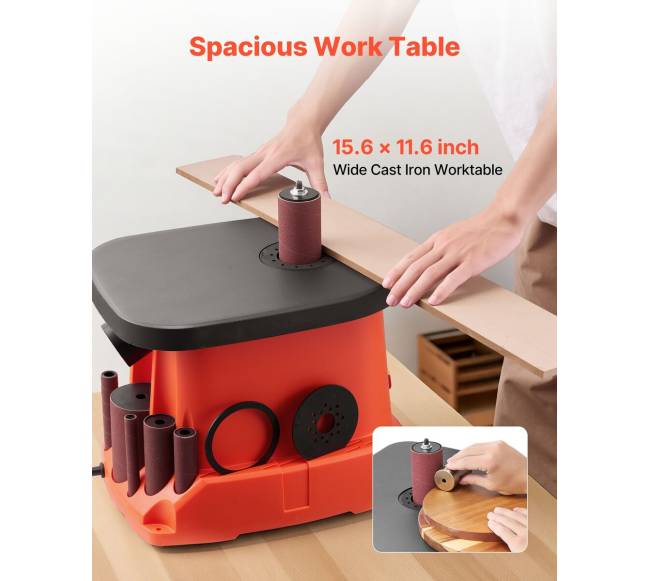 Osciliacinė veleno šlifuoklė 2000 RPM su 6 rankovėmis2