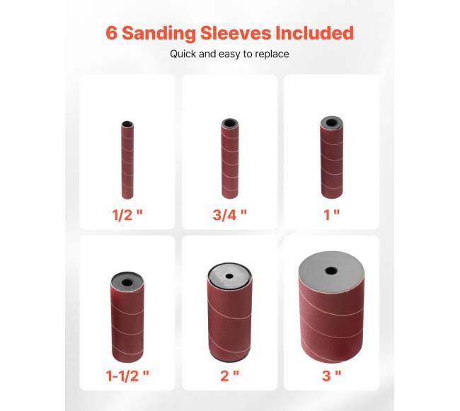 Osciliacinė veleno šlifuoklė 2000 RPM su 6 rankovėmis4