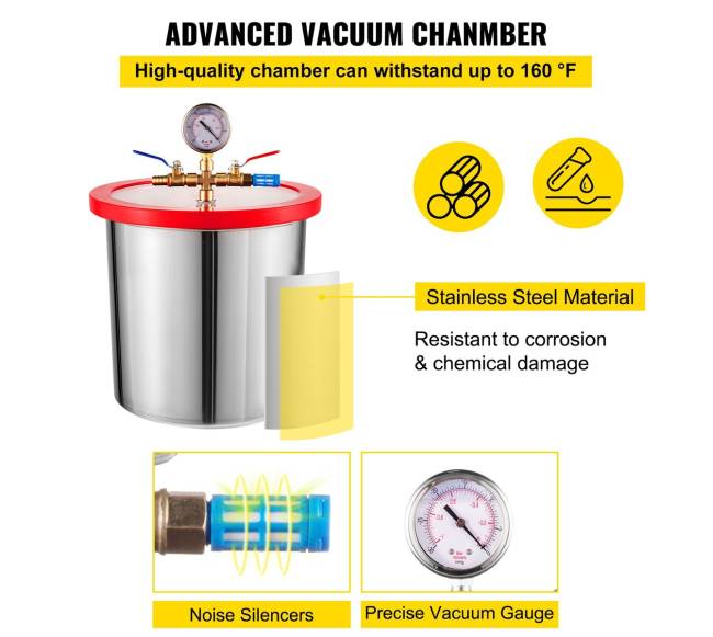 Oro kondicionieriaus vakuumo siurblys su 3L kamera3