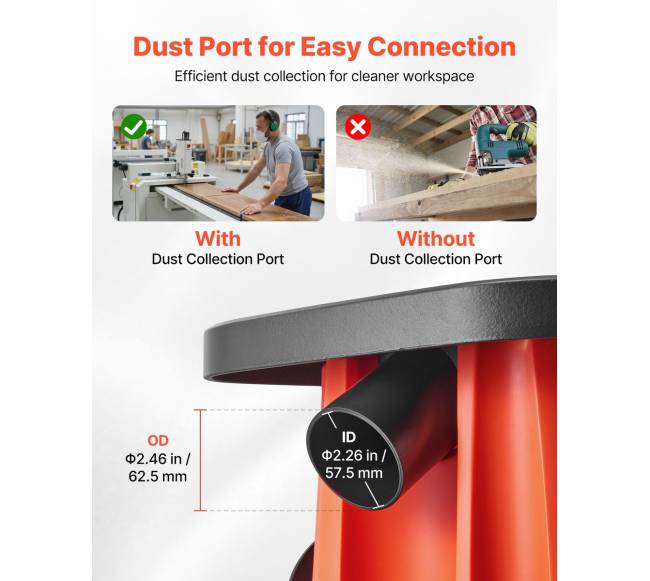 Osciliacinė veleno šlifuoklė 2000 RPM su 6 rankovėmis5