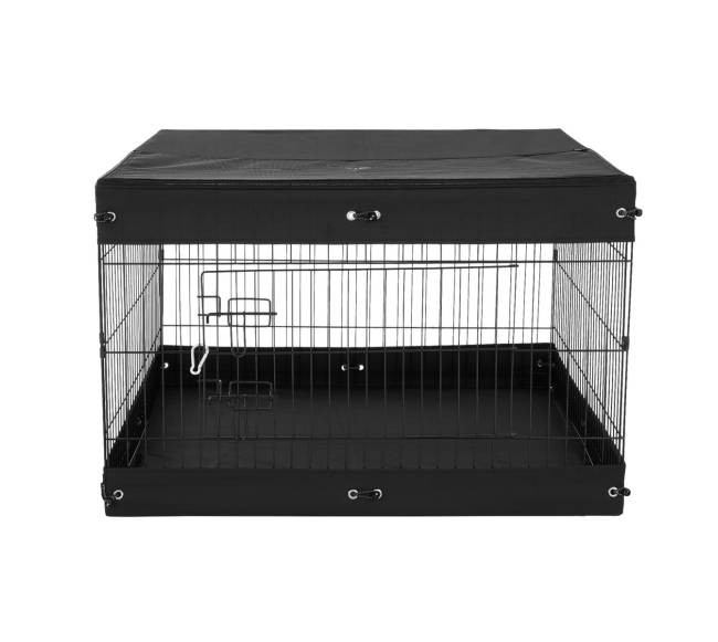 Sulankstomas 4 dalių metalinis augintinių žaidimų maniežas8