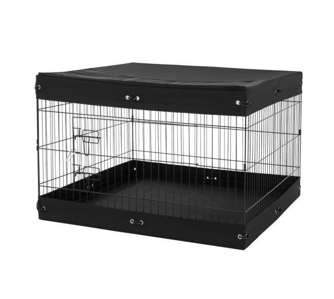 Sulankstomas 4 dalių metalinis augintinių žaidimų maniežas10