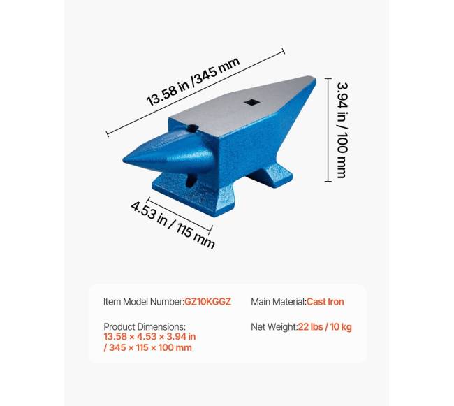 Juodojo metalo kūjis 10kg kalvystei6