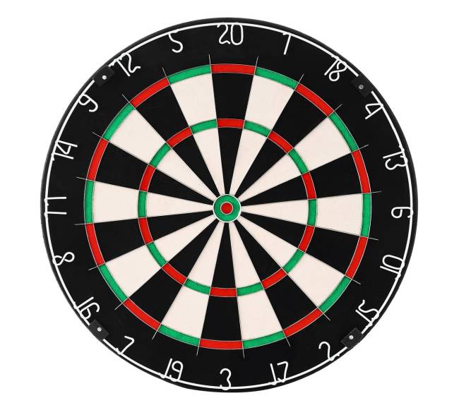 Savaime atsistatanti dartų lenta iš sizalio pluošto0