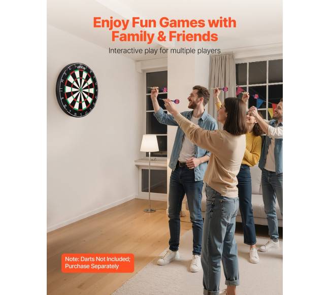 Savaime atsistatanti dartų lenta iš sizalio pluošto4