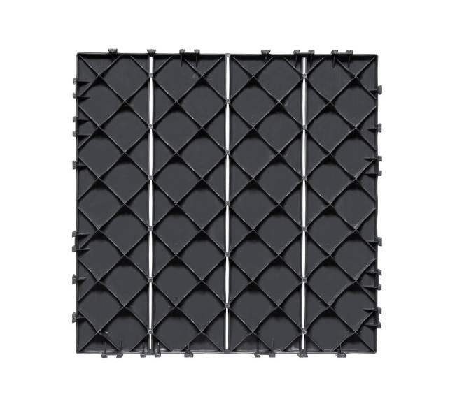 Terasos plytelės 36 vnt. plastikinės pilkos8