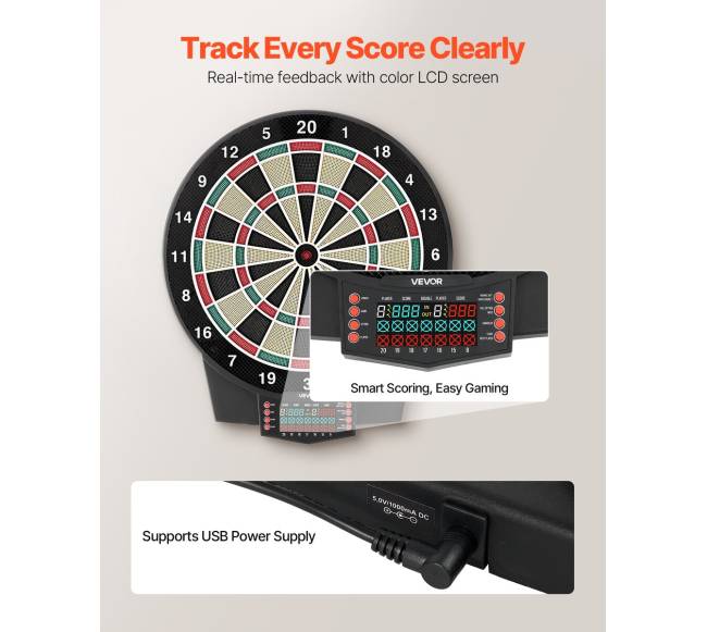 Elektroninis smiginis su LCD ekranu3