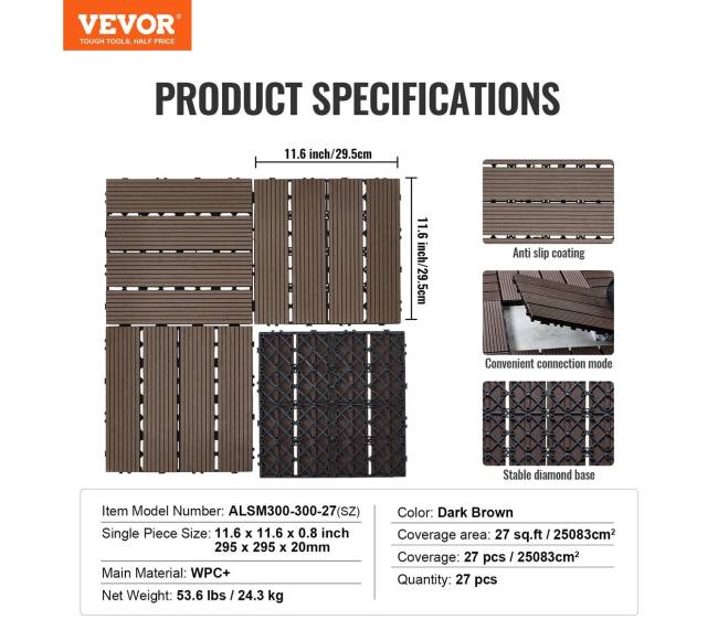 Plastikinės medžio plytelės terasai6