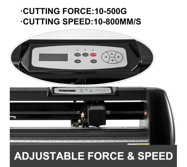 34 colių vinilinė pjovimo mašina su stovu3