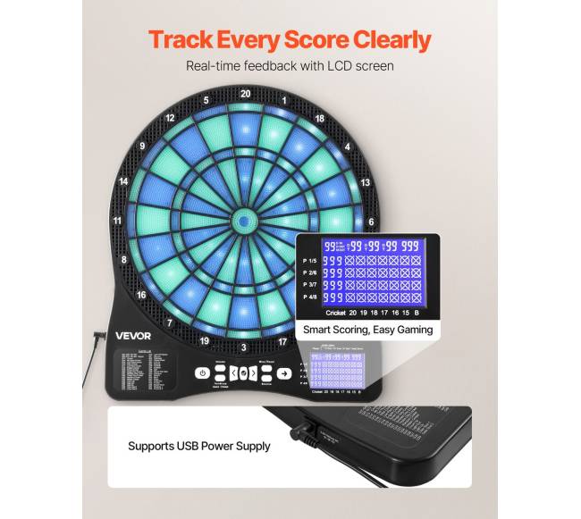 Elektroninis smiginis su LED apšvietimu3