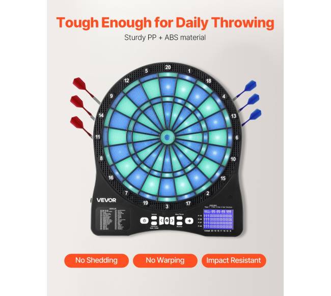 Elektroninis smiginis su LED apšvietimu4