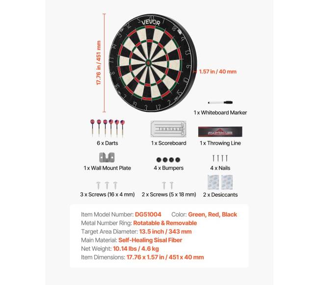 Smiginio lenta su 6 smiginiais ir taškų rinkiniu6