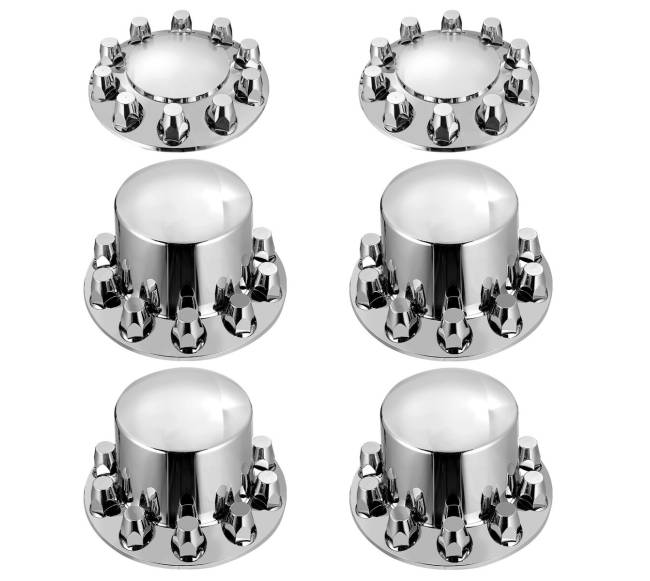 Priekinių ir galinių ašių gaubtų komplektas su veržlių dangteliais10