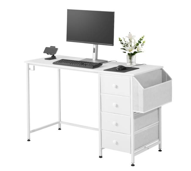 Rašomasis stalas su tekstiliniais stalčiais0