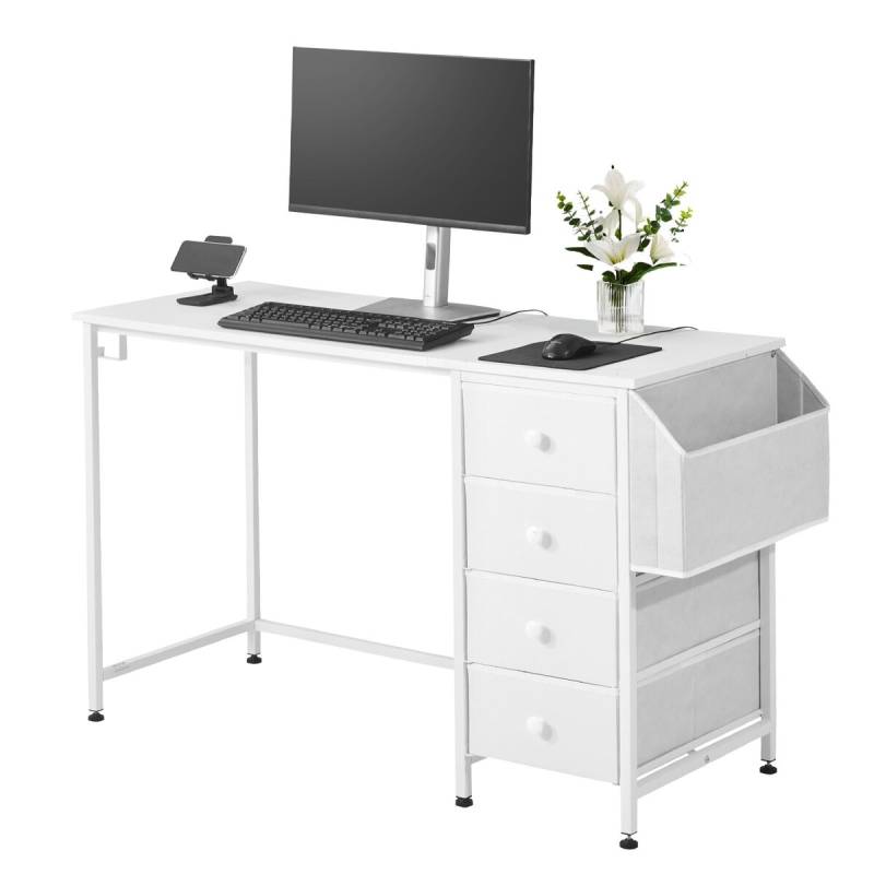 Rašomasis stalas su tekstiliniais stalčiais0