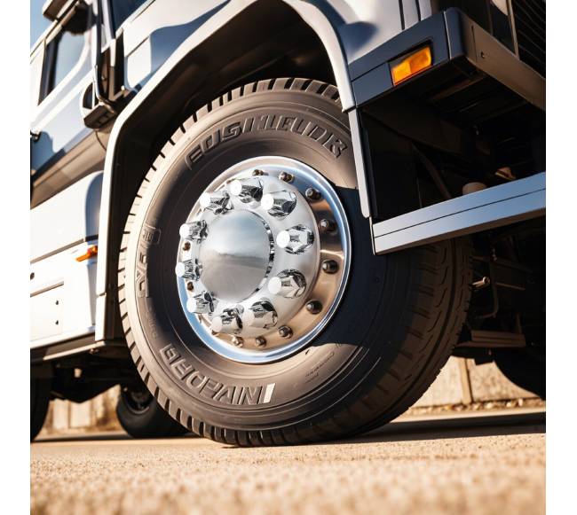 Priekinės ašies dangtelio rinkinys ABS veržlių dangčiais7