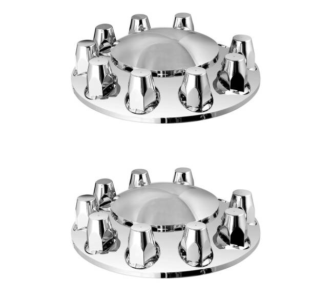 Priekinės ašies dangtelio rinkinys ABS veržlių dangčiais9