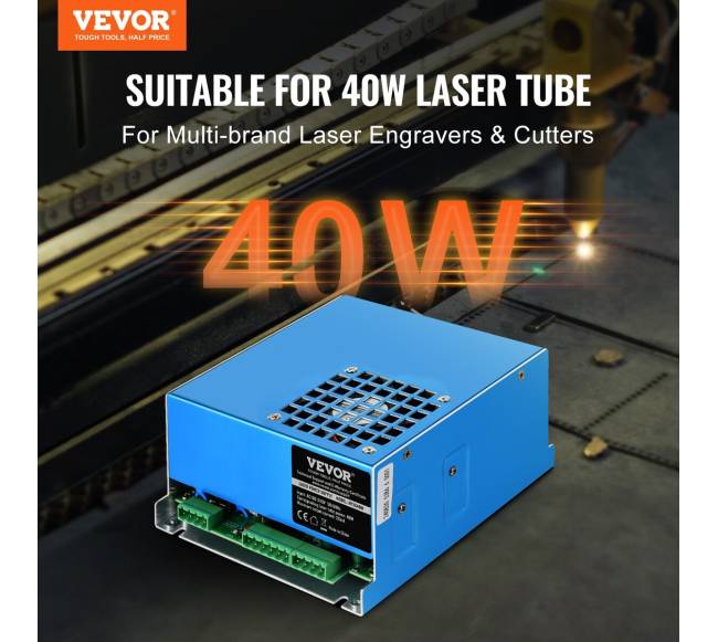 CO2 lazerio maitinimo blokas 40W vamzdžiui2