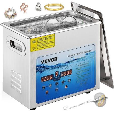 Ultragarso valymo įrenginys, 6L, su kaitinimu0