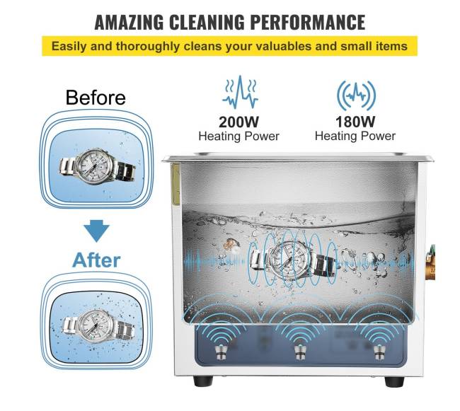 Ultragarso valymo įrenginys, 6L, su kaitinimu2