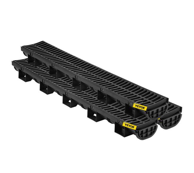 Trenkinis drenažas su plastikine grotele, 3 komplektai8