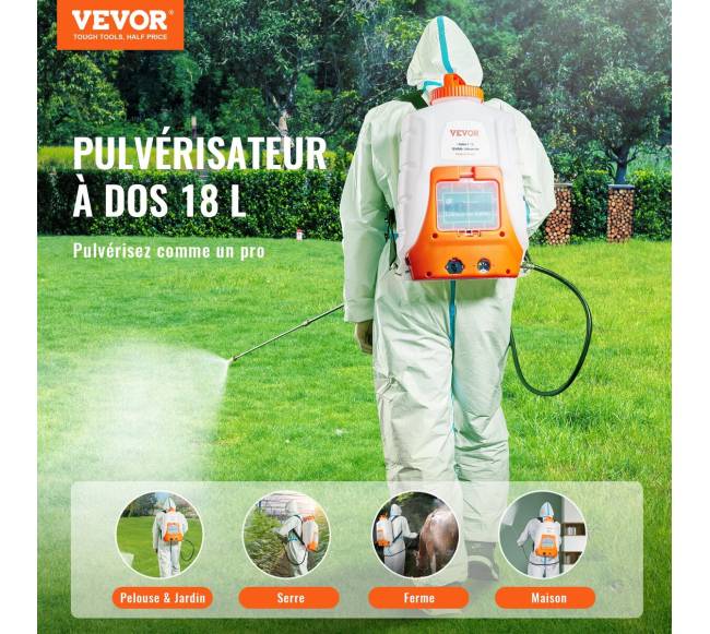 Akumuliatorinis purkštuvas su kuprine 15 litrų1