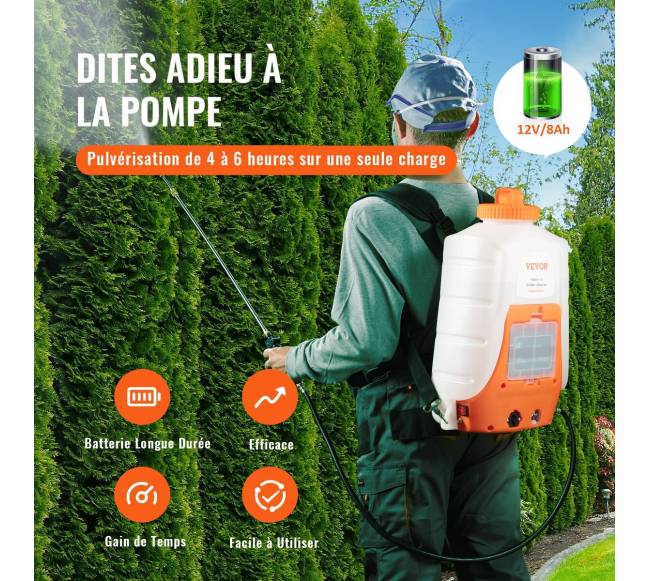 Akumuliatorinis purkštuvas su kuprine 15 litrų2