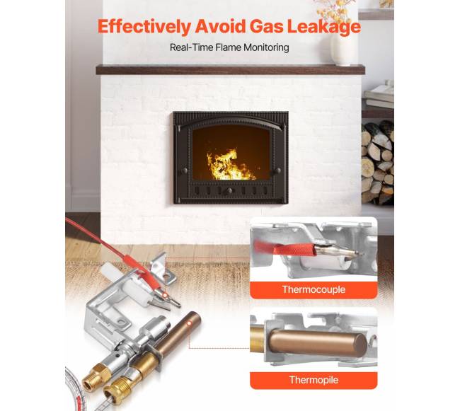 Dujų uždegimo surinkimo komplektas židiniams2