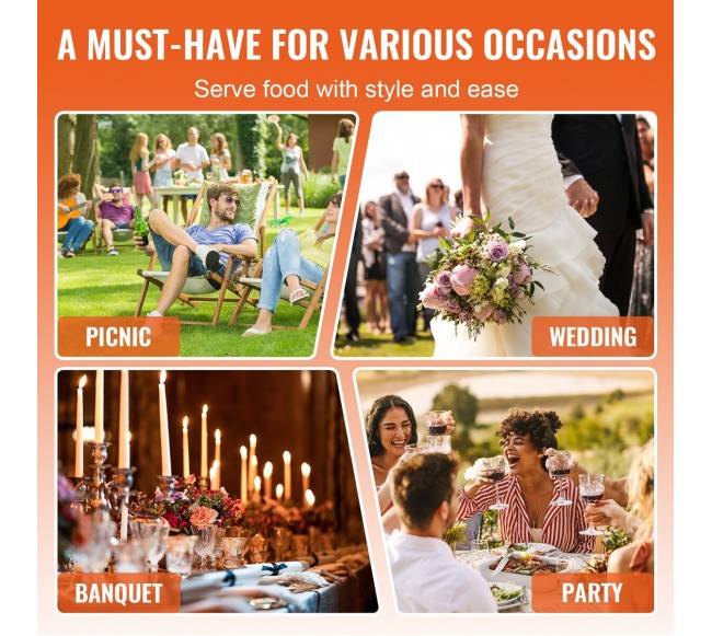 Apvalių šildomų indų rinkinys su stikliniais dangčiais, 2 vnt.5