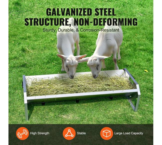 Gyvulių šėryklė 114 cm ilgio, telpa 10 avių2