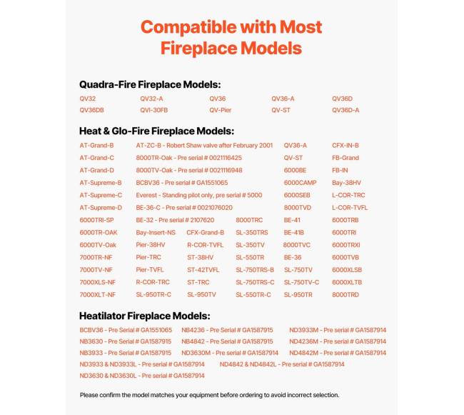 Duonos dujų piloto mazgas, suderinamas modelis4