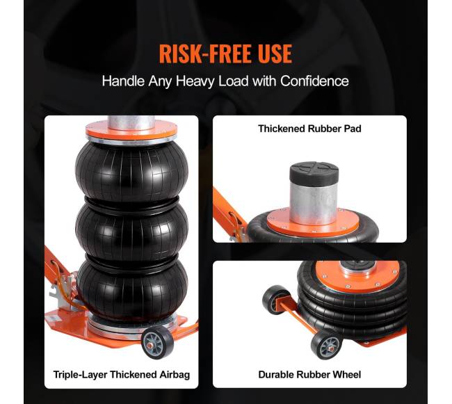 3 tonų pneumatinis oro kėliklis5