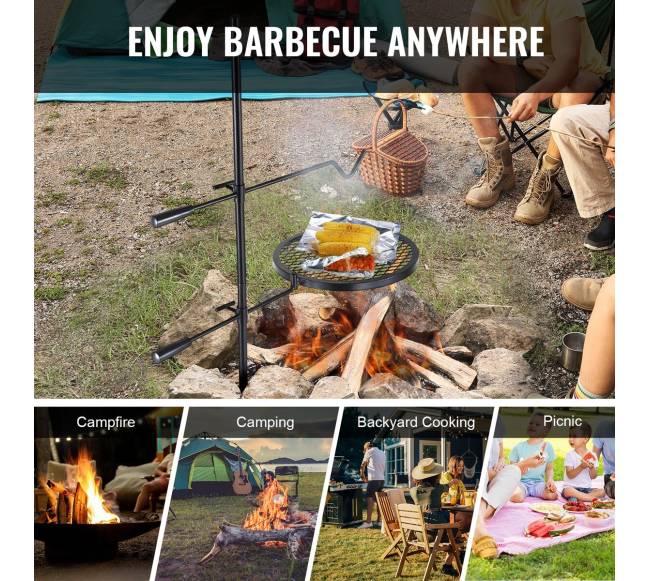 Sukamas lauko grilis reguliuojamas5