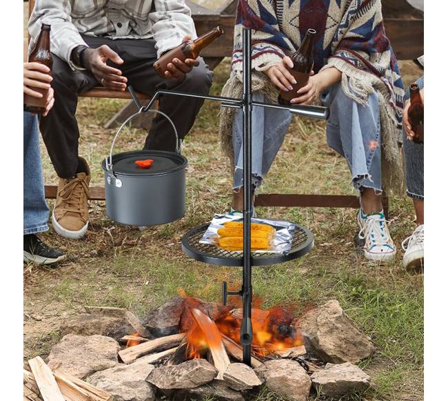 Sukamas lauko grilis reguliuojamas7