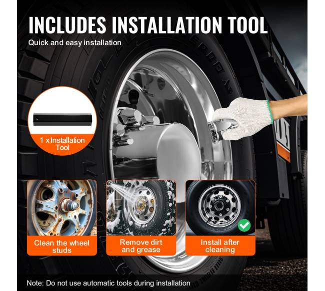 Galinės ašies dangčio komplektas su veržlėmis4